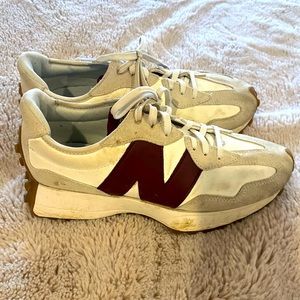 New Balance 327 sneakers off white and brown